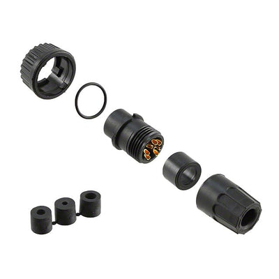 3282-8SG-3DC by Conxall/Switchcraft - CONNECTOR PLUG FMALE 8P GOLD SLDR CUP