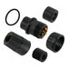 3282-9PG-315 by Conxall/Switchcraft - CONNECTOR PLUG MALE 9P GOLD SLDR CUP