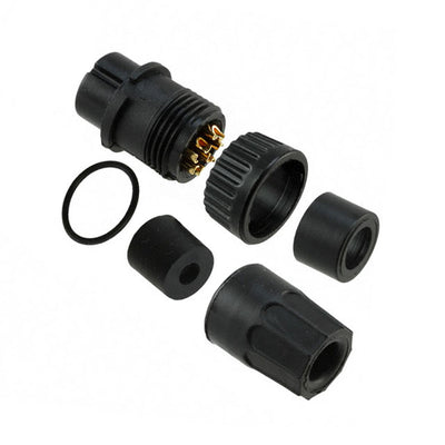 3282-9PG-324 by Conxall/Switchcraft - CONNECTOR PLUG MALE 9P GOLD SLDR CUP