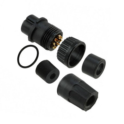 3282-9PG-318 by Conxall/Switchcraft - CONNECTOR PLUG MALE 9P GOLD SLDR CUP