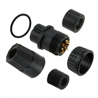 3282-9PG-328 by Conxall/Switchcraft - CONNECTOR PLUG MALE 9P GOLD SLDR CUP