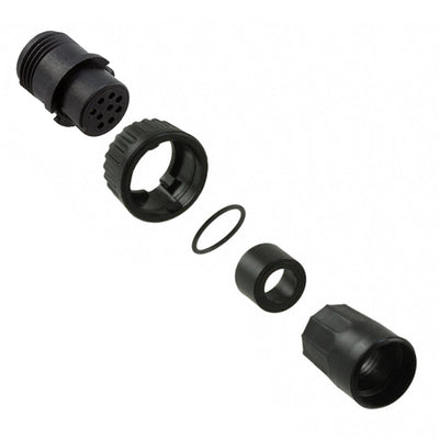 3282-9SG-315 by Conxall/Switchcraft - CONNECTOR PLUG FMALE 9P GOLD SLDR CUP
