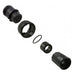 3282-9SG-315 by Conxall/Switchcraft - CONNECTOR PLUG FMALE 9P GOLD SLDR CUP