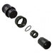 3282-9SG-321 by Conxall/Switchcraft - CONNECTOR PLUG FMALE 9P GOLD SLDR CUP