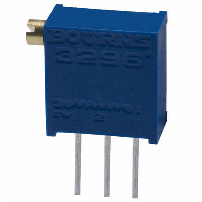 3296X-1-101 by Bourns Inc. - TRIMMER 100 OHM 0.5W PC PIN SIDE