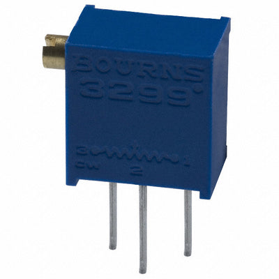 3299Z-1-103 by Bourns Inc. - TRIMMER 10K OHM 0.5W PC PIN SIDE