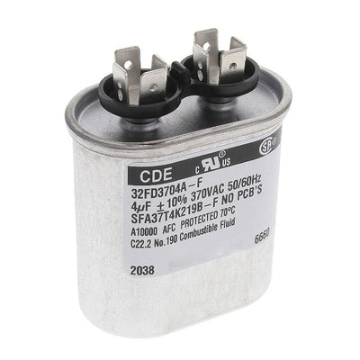 32FD3705A-F by Cornell Dubilier Electronics (CDE) - FILM CAPAC 5UF 10% 370VAC RADIAL