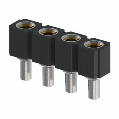 834-47-004-10-001000 by Mill-Max Manufacturing Corp. - CONNECTOR RECPT 4POS 0.1 GOLD PCB