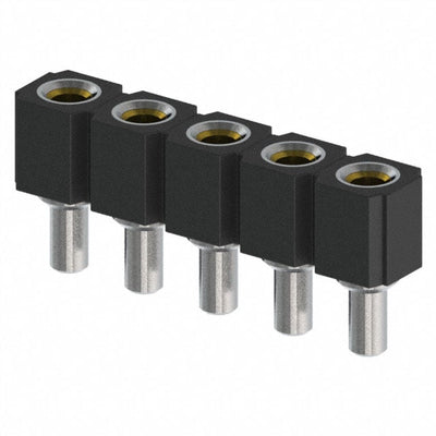 834-43-005-10-001000 by Mill-Max Manufacturing Corp. - CONNECTOR RECPT 5POS 0.1 GOLD PCB