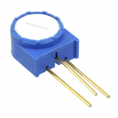 3345W-1-101 by Bourns Inc. - TRIMMER 100 OHM 1W PC PIN SIDE