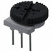 3352T-1-105 by Bourns Inc. - THUMBWHEEL POT 1M OHM 0.5W TOP