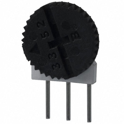 3352W-1-203 by Bourns Inc. - THUMBWHEEL POT 20K OHM 0.5W SIDE