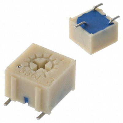 3361P-1-202G by Bourns Inc. - TRIMMER 2K OHM 0.5W GW TOP ADJ
