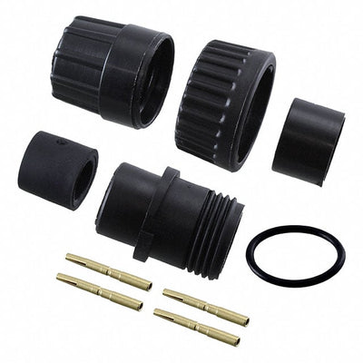 3380-4PG-315 by Conxall/Switchcraft - CONNECTOR PLUG MALE 4POS GOLD CRIMP