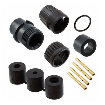 3380-4PG-3DC by Conxall/Switchcraft - CONNECTOR PLUG MALE 4POS GOLD CRIMP