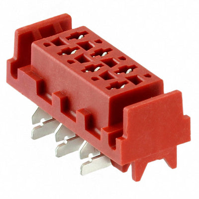 338069-6 by TE Connectivity AMP Connectors - CONNECTOR RECPT 6POS 0.1 TIN SMD