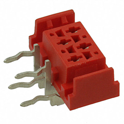 338070-4 by TE Connectivity AMP Connectors - CONNECTOR RECPT 4POS 0.1 TIN PCB R/A