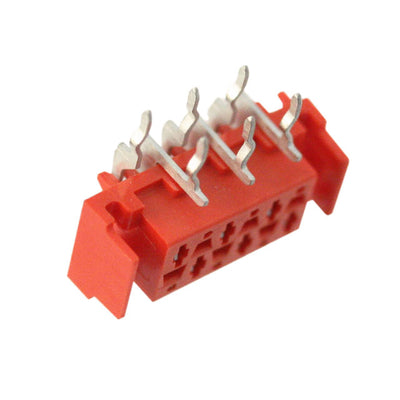 338070-6 by TE Connectivity AMP Connectors - CONNECTOR RECPT 6POS 0.1 TIN PCB R/A