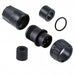3382-4PG-328 by Conxall/Switchcraft - CONNECTOR PLUG MALE 4P GOLD SLDR CUP