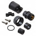 3382-4PG-518 by Conxall/Switchcraft - CONNECTOR PLUG MALE 4P GOLD SLDR CUP