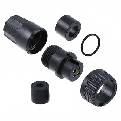 3382-4SG-315 by Conxall/Switchcraft - CONNECTOR PLUG FMALE 4P GOLD SLDR CUP