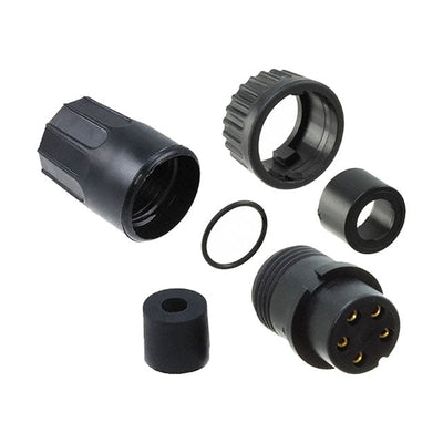 3382-5SG-324 by Conxall/Switchcraft - CONNECTOR PLUG FMALE 5P GOLD SLDR CUP