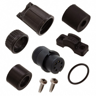 3382-6SG-530 by Conxall/Switchcraft - CONNECTOR PLUG FMALE 6P GOLD SLDR CUP