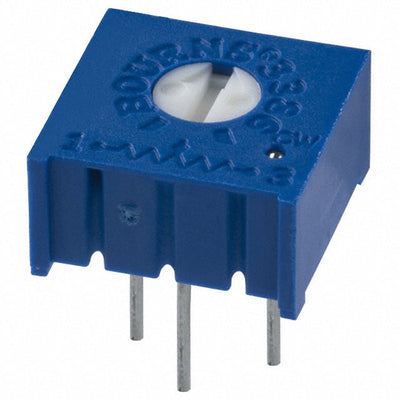 3386P-1-501 by Bourns Inc. - TRIMMER 500 OHM 0.5W PC PIN TOP