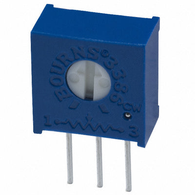 3386W-1-503 by Bourns Inc. - TRIMMER 50K OHM 0.5W PC PIN SIDE