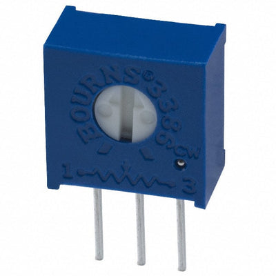 3386W-1-205LF by Bourns Inc. - TRIMMER 2M OHM 0.5W PC PIN SIDE