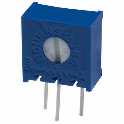 3386X-1-253LF by Bourns Inc. - TRIMMER 25K OHM 0.5W PC PIN SIDE