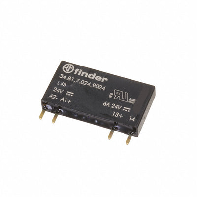 34.81.7.024.9024 by Finder Relays, Inc. - SOLIDSTATE RELAY SPST-NO 6A 1.5-33V