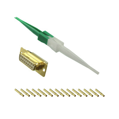 340100201BDAMA15SNMB by C&K - CONNECTOR D-SUB RCPT 15P VERT CRIMP