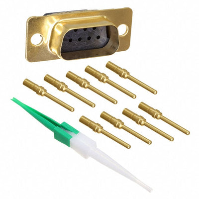340100201BDEMA9PNMB by C&K - CONNECTOR D-SUB PLUG 9POS VERT CRIMP