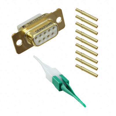 340100201BDEMA9SNMB by C&K - CONNECTOR D-SUB RCPT 9POS VERT CRIMP
