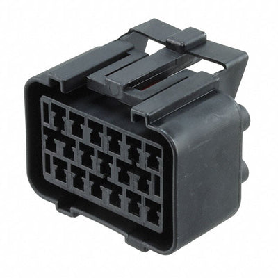 344106-1 by TE Connectivity AMP Connectors - CONNECTOR RECEPT HOUSING 18POS BLACK