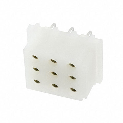 350577-1 by TE Connectivity AMP Connectors - CONNECTOR HDR 9POS 0.24 TIN PCB