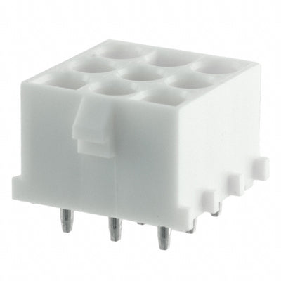 350828-4 by TE Connectivity AMP Connectors - CONNECTOR HDR 9POS 0.25 GOLD PCB