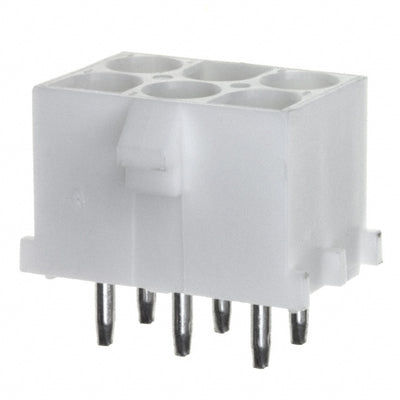 350834-1 by TE Connectivity AMP Connectors - CONNECTOR HDR 6POS 0.25 TIN PCB