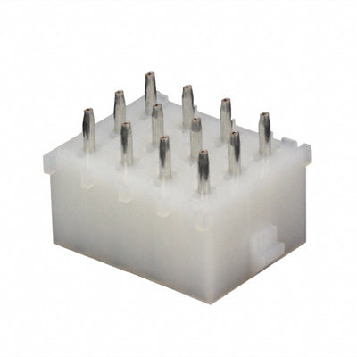 350991-4 by TE Connectivity AMP Connectors - CONNECTOR HDR 12POS 0.25 TIN PCB
