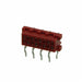 3521-08-0200-99 by CNC Tech - CONNECTOR RECPT 8POS 0.1 TIN PCB R/A