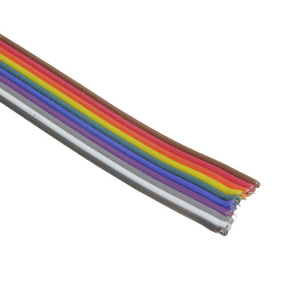 3530/7 MC005 by Alpha Wire - CABLE RIBN 10COND 0.05 MULT 100