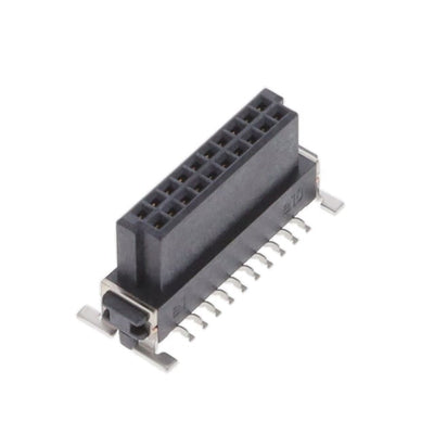 354063-E by TE Connectivity Erni - SMC F VERT B 20POS SMT 9MM