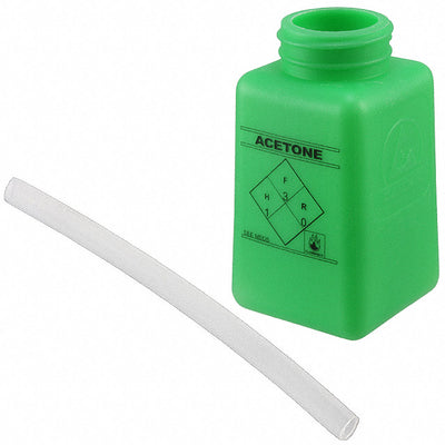 35495 by MENDA/EasyBraid - BOTTLE ONLY DS GREEN 6OZ ACETONE