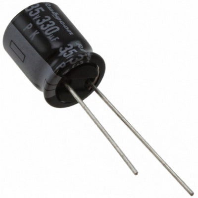 35PK330M10X12.5 by Rubycon - ALUMIN CAP 330UF 20% 35V RADIAL