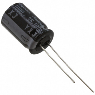 35YXJ1000M12.5X20 by Rubycon - ALUMIN CAP 1000UF 20% 35V RADIAL