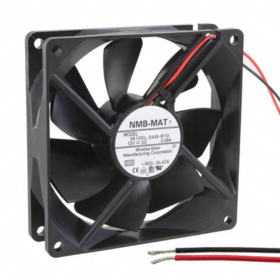 3610KL-04W-B10-E00 by NMB Technologies Corporation - FAN AXIAL 92X25MM 12VDC WIRE
