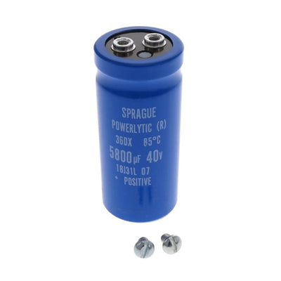 36DX582G040AB2A by Vishay Sprague - ALUMIN CAP 5800UF 40V SCREW