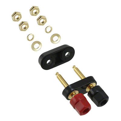 4109 by Keystone Electronics - CONNECTOR BIND POST DUAL HEX BLK/RED