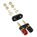 4109 by Keystone Electronics - CONNECTOR BIND POST DUAL HEX BLK/RED
